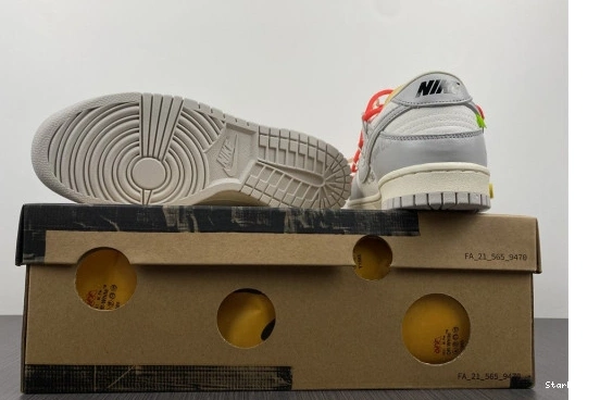 6 Lot O-W DM1602-110 Dunk Low Nike 0809